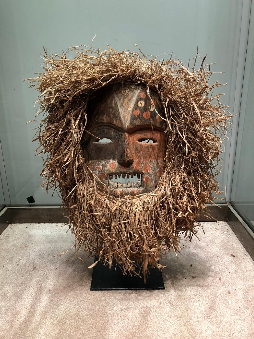 Fine Ituri Ritual Mask Carved in Wood (1 of 9)