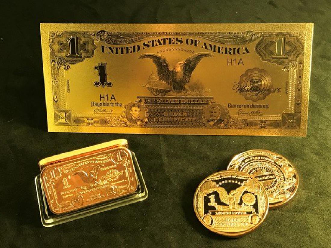 Collection Set 1899 1.00 Black Eagle Silver Certificate (1 of 4)