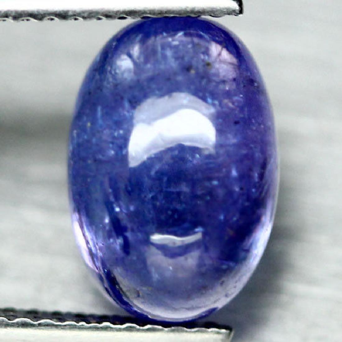 4.64 Ct Natural! Blue Tanzania Tanzanite Oval Cabochon (1 of 3)
