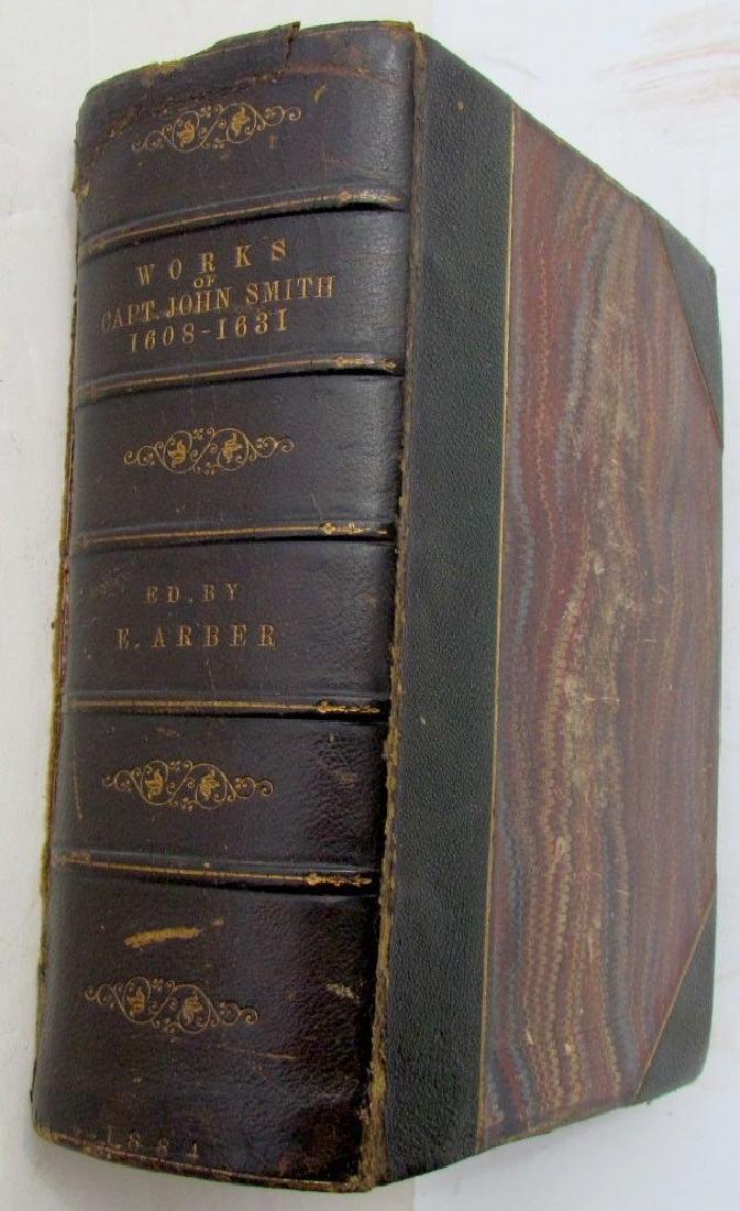 1884 Captain John Smith Works maps New England Virginia (1 of 8)