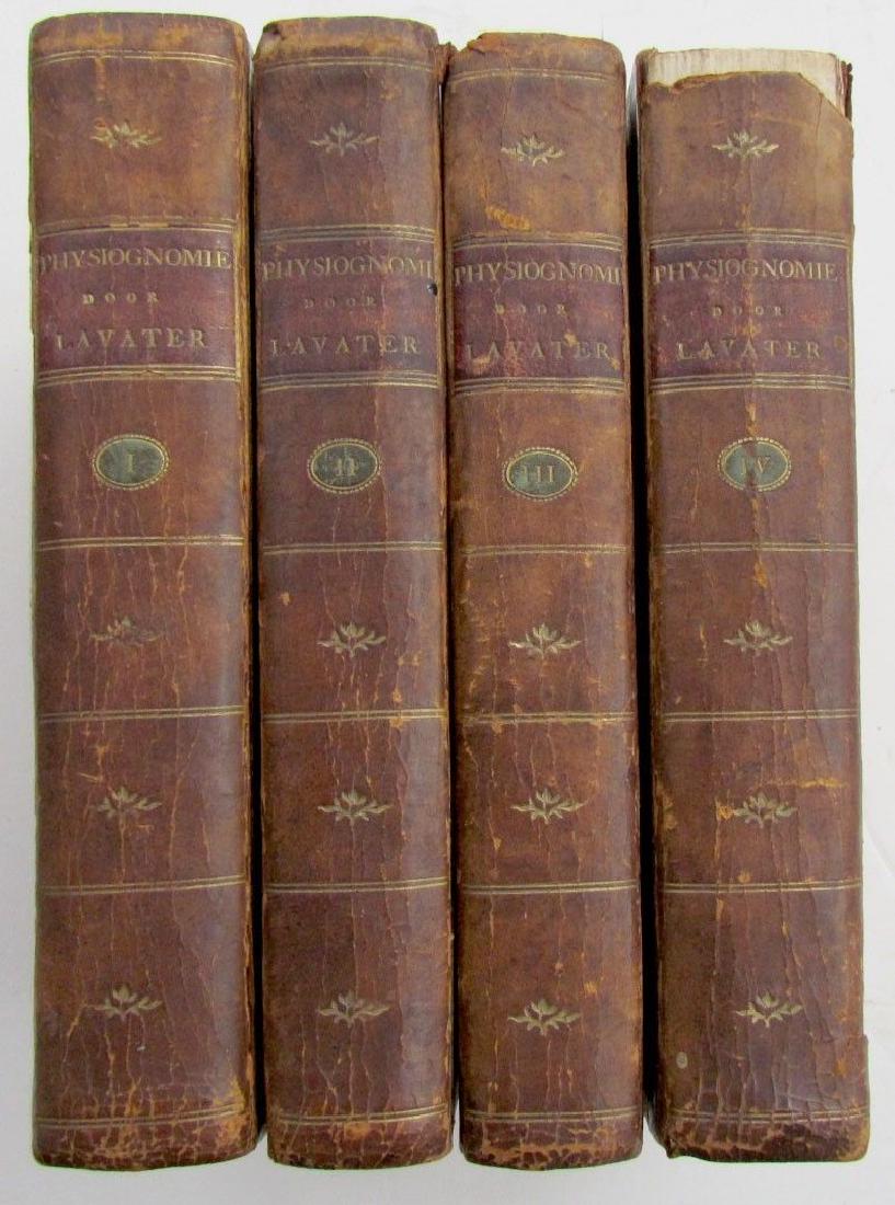 1780s 4 Volumes Antique Books on Physiognomy (1 of 12)