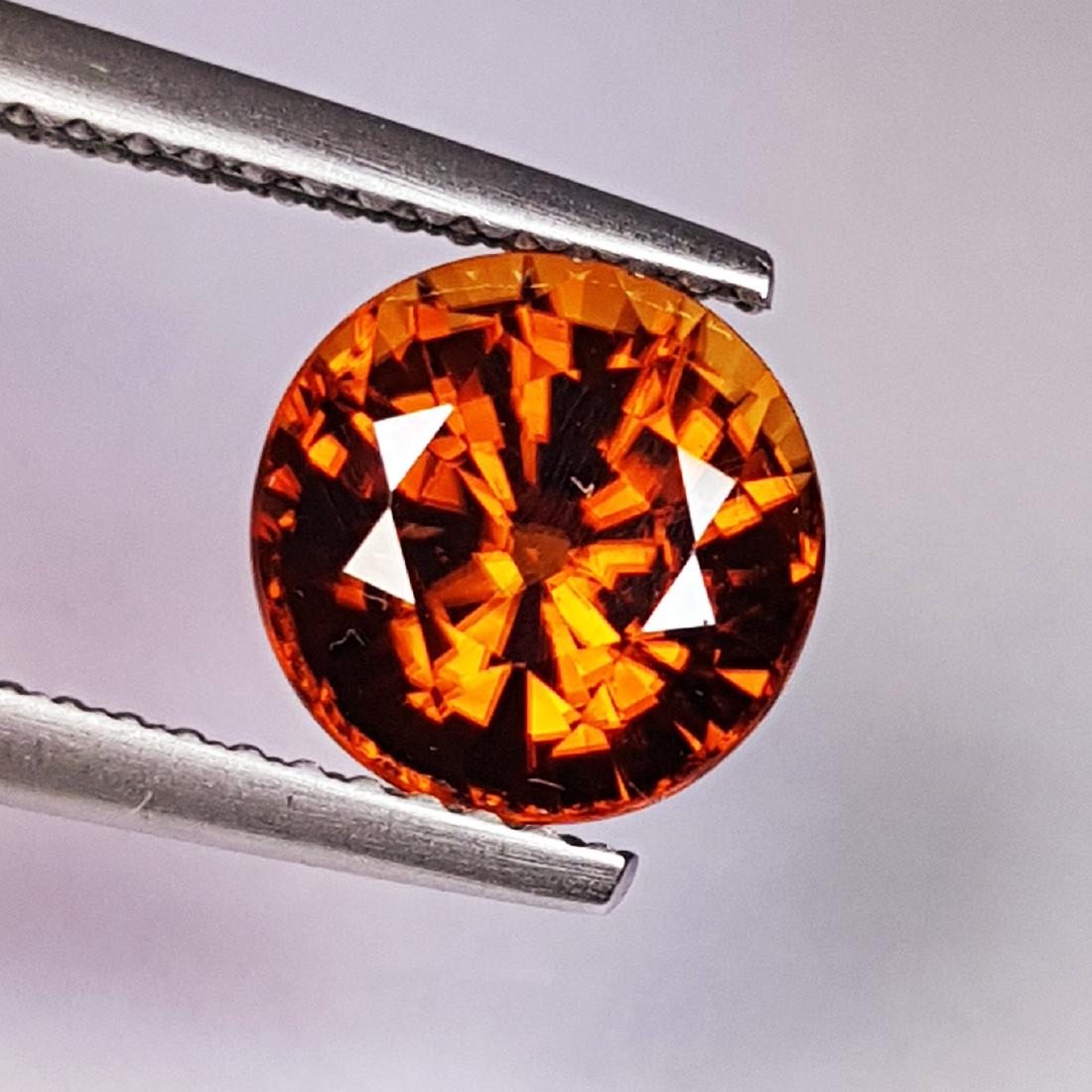 Zircon - 3.77 ct: Item: Zircon - 3.77 ct Loose gemstone Color/Clarity: VVS Carat Weight: 3.77 Size (mm): 8.20 x 8.20 x 6.00 Round - Cambodia No Reserve: This lot starts at $1 and has no reserve as a courtesy so that co