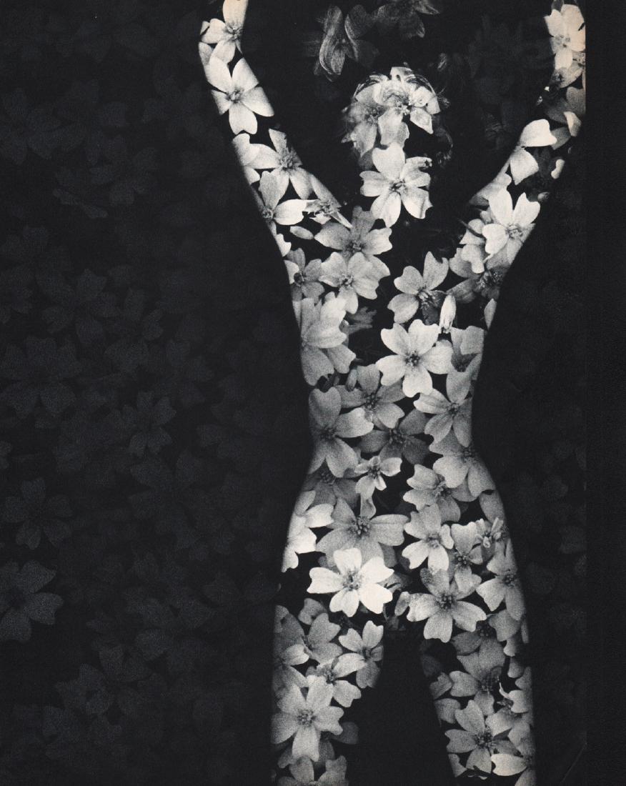 SAM HASKINS - Flower Girl: Artist: SAM HASKINS Print Title: Flower Girl Medium: Sheet-fed Gravure Printing Date: 1967 Printed in Switzerland Image Size: 9.5 X 13.5 inches Sam Haskins (1926-2009) was a British photographer, born