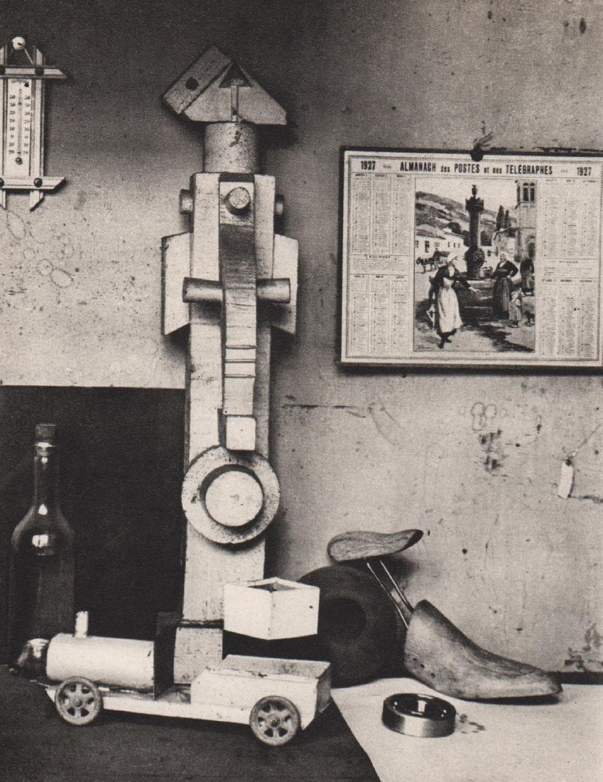 ANDRE KERTESZ - Corner of Leger's Studio: Artist: ANDRE KERTESZ Print Title: Corner of Leger's Studio, Paris 1927 Medium: Sheet-Fed Gravure Printing Date: 1966 Printed in Czechoslovakia Image size approx. 4.5 x 5.75 inches Andre Kertesz (1894