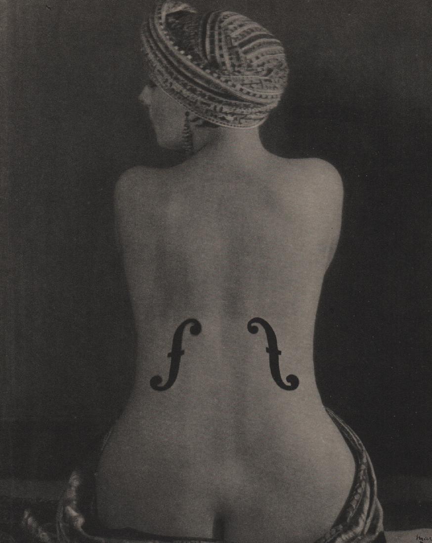 MAN RAY - Violon D'Ingres: Artist: MAN RAY Print Title: Violon D'Ingres Man Ray's most famous photographic image, Inspired by Jean-Auguste-Dominique Ingres's La Grande Baigneuse, Ray used Kiki de Montparnasse wearing a turban a
