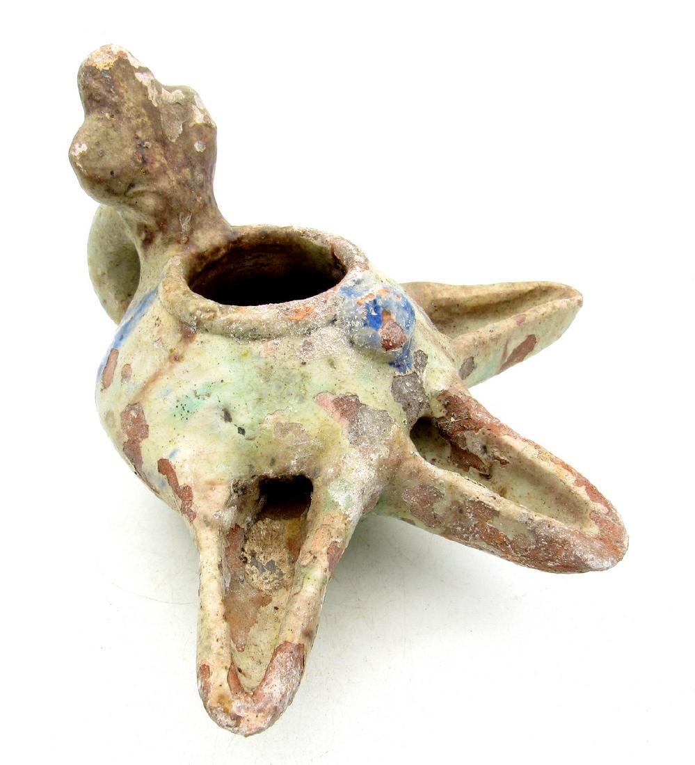 Medieval Crusaders Period Islamic Glazed Terracotta (1 of 4)