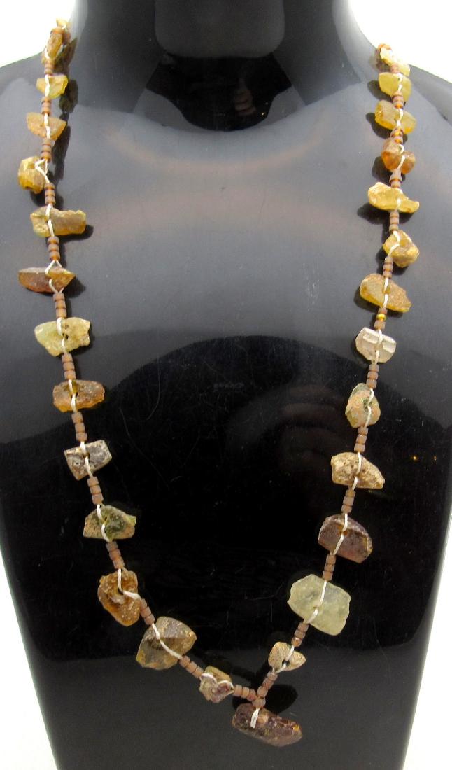 Ancient Roman Glass Fragment Beaded Necklace (1 of 3)