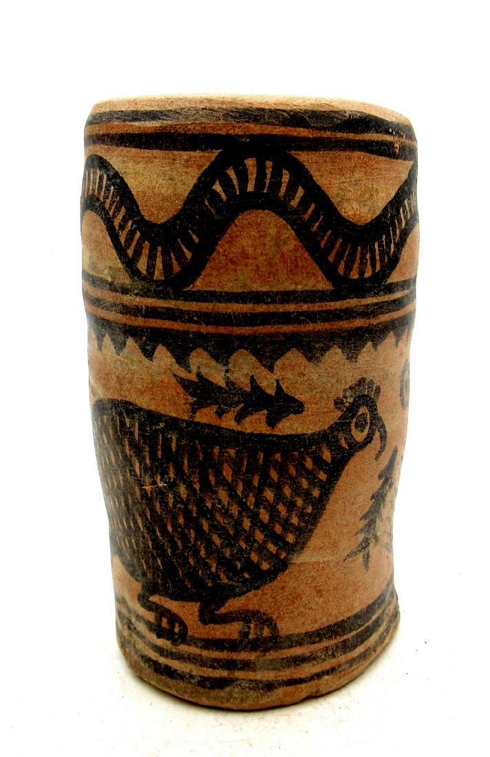 Ancient Indus Valley Terracotta Cup with Bird Motif (1 of 4)