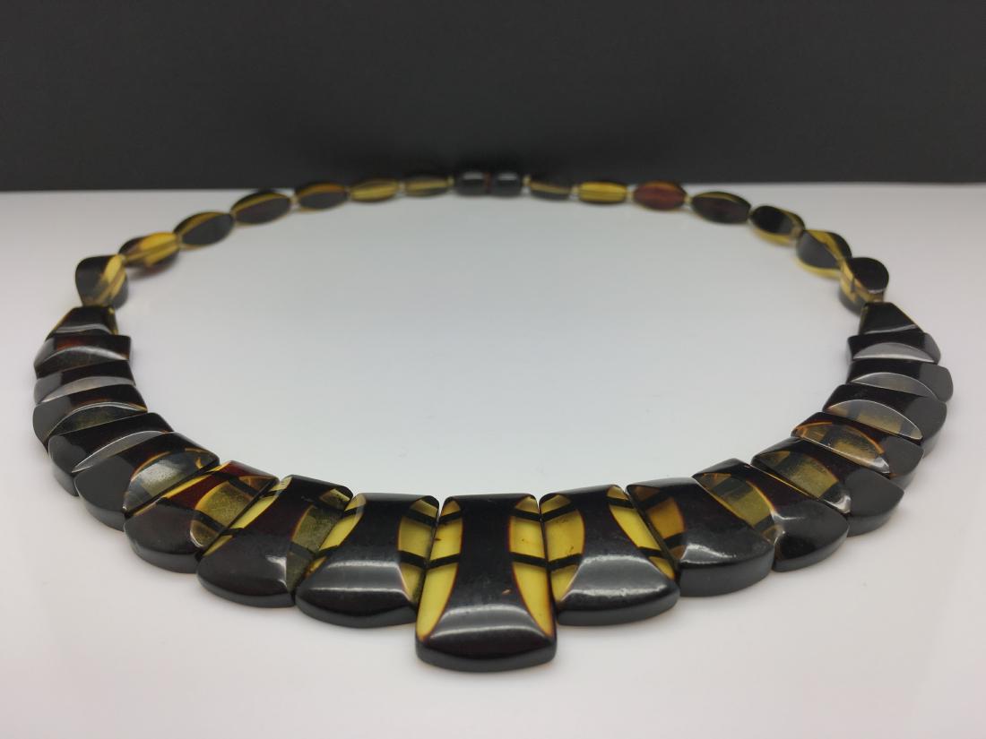 Natural Baltic Amber necklace lemon cherry colour (1 of 10)