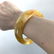 Baltic amber cut bangle bracelet 85x23mm, 49.2 gr - 8