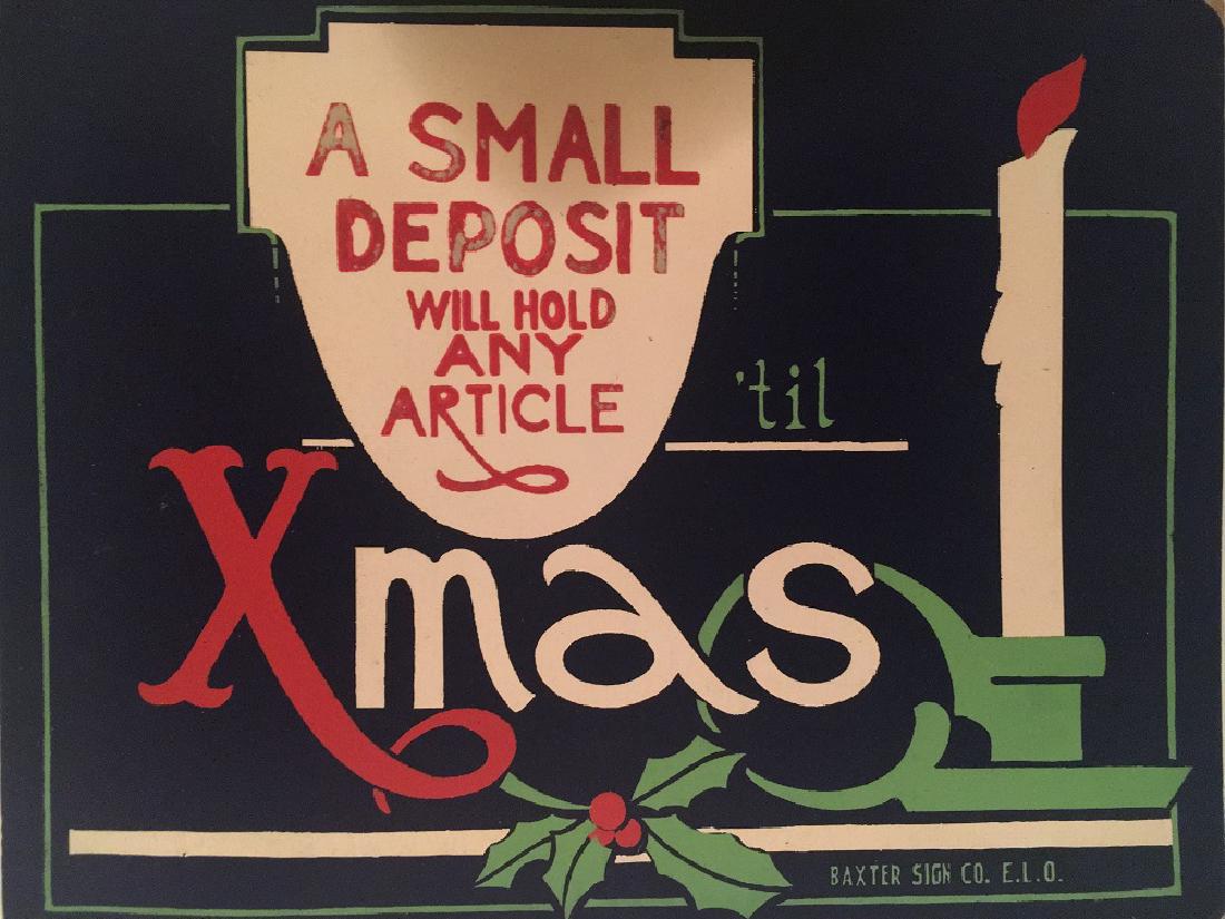 Vintage Department Store Display Sign from (1 of 5)