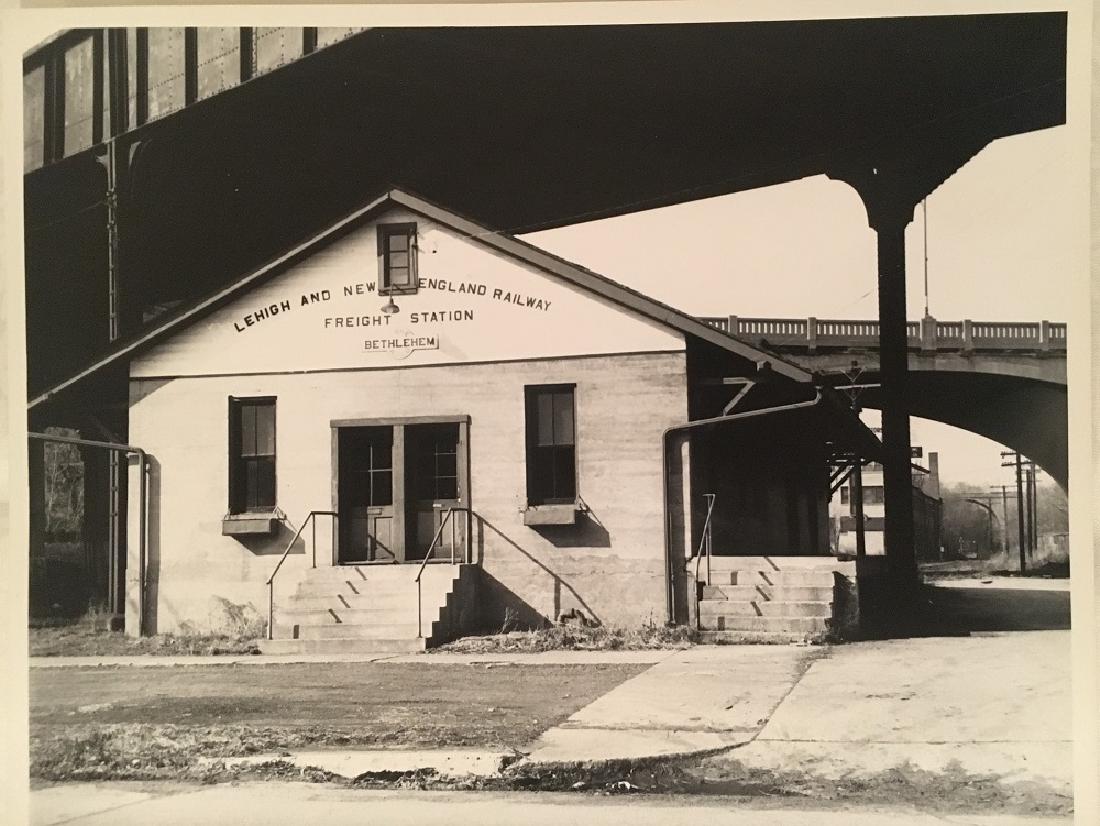 1965 L&NE at Bethlehem, PA" #1427: 1965 L&NE at Bethlehem, PA" #1427 1965 8" X 10" 1965 Original Railway Photograph "L&NE freight station at Bethlehem, PA" #1427 No Reserve: This lot starts at $1 and has no reserve as a courtesy so tha