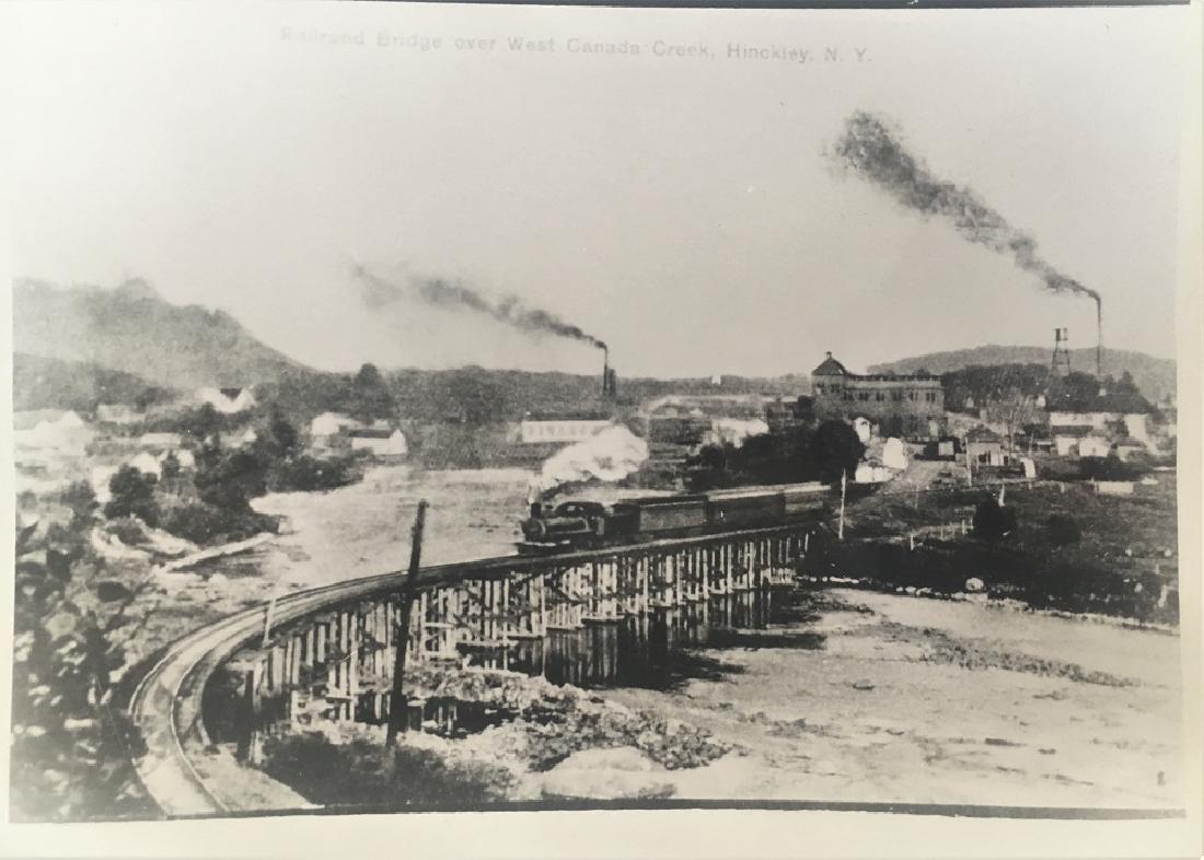 Railroad Bridge Over West Canada Creek, Hinckley, N.Y.: Railroad Bridge Over West Canada Creek, Hinckley, N.Y. C1030 8"X10" Antique Vintage Original Photograph "Railroad Bridge Over West Canada Creek, Hinckley, N.Y. No Reserve: This lot starts at $1 and ha