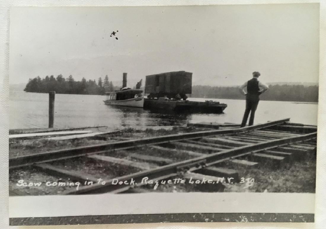 Snow coming into Dock, Raguctte Lake N.Y. (1 of 3)