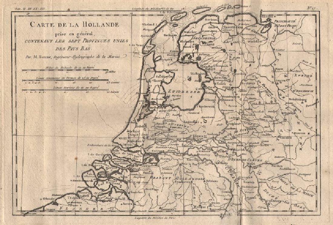 Carte de la Hollandecontenant les Sept Provinces. (1 of 2)