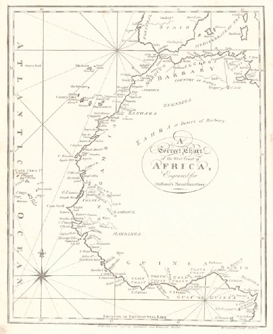 Correct Chart of the West Coast of Africa, (1 of 1)