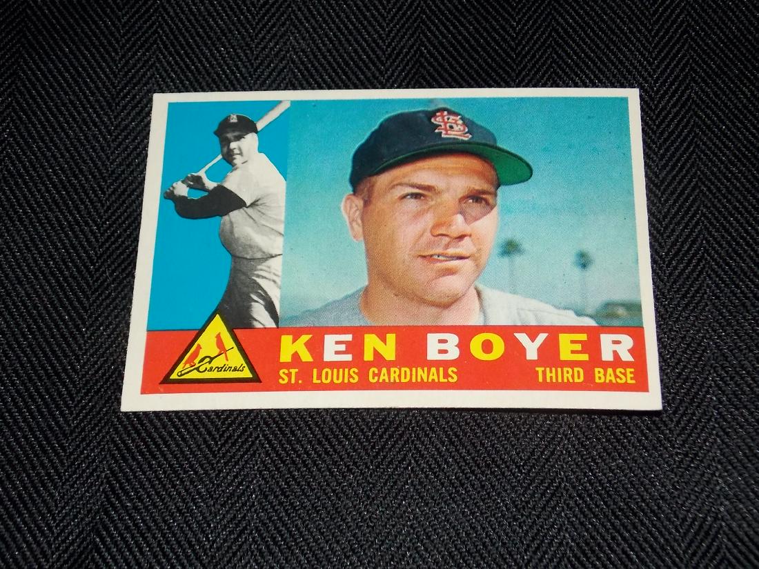 1960 Topps, KEN BOYER, St. Louis Cardinals (1 of 1)