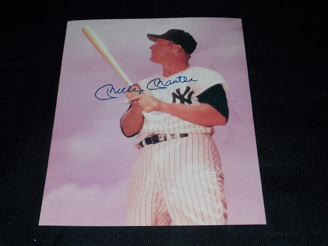 Mickey Mantle, Autographed 8x10 Photo, w/COA (1 of 1)