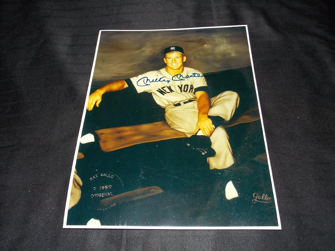 Mickey Mantle, Autographed, 11x14 Photo, w/COA (1 of 1)