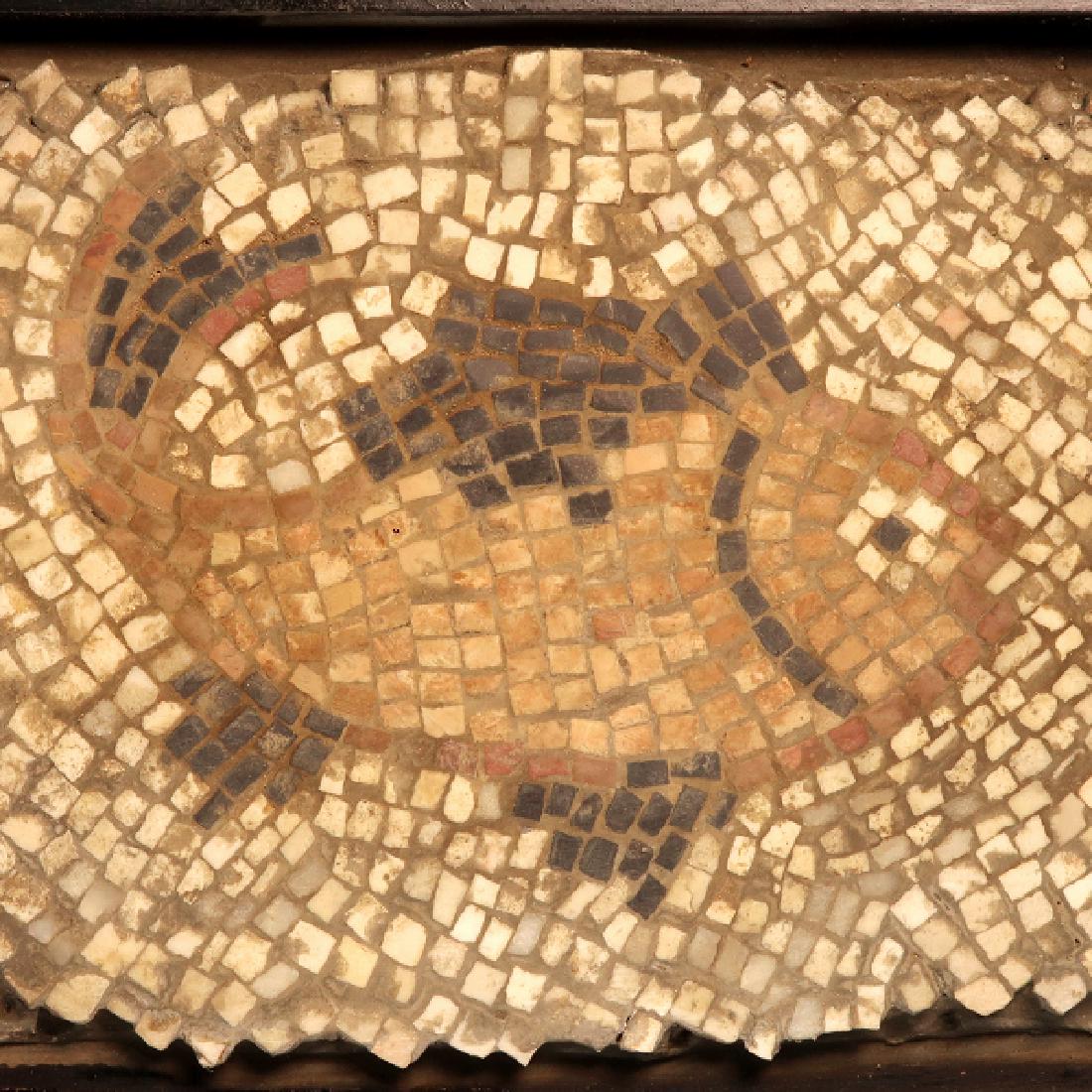 Roman Mosaic Panel with Fish, c. 4th-6th Century A.D. (1 of 4)