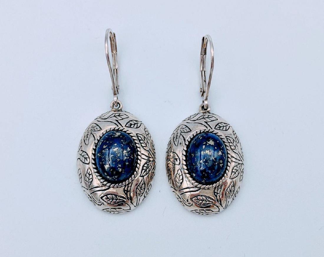 Sterling Silver Lapis Lazuli Earrings (1 of 2)