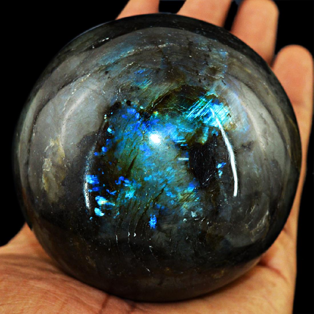 Blue Flash Labradorite Healing Ball (1 of 2)