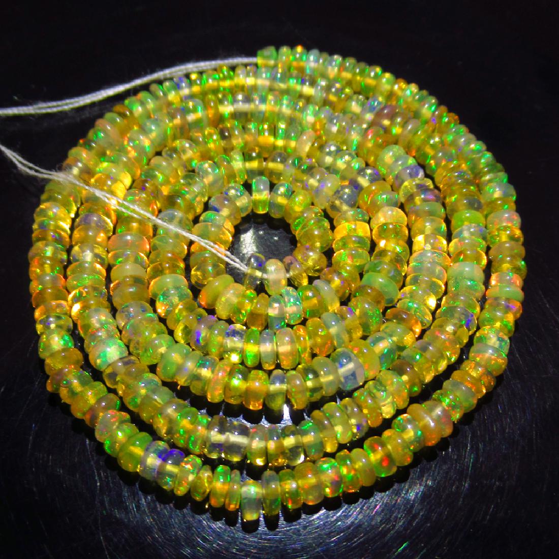 24.36 Ctw Natural 308 Loose Drilled Fire Opal Beads (1 of 3)