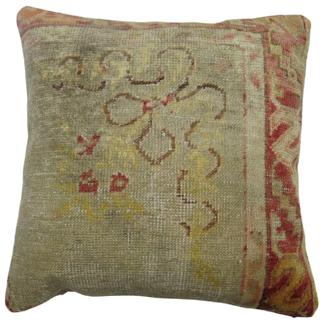 Vintage Oushak Rug Pillow 9x1.8x1.8 (1 of 2)