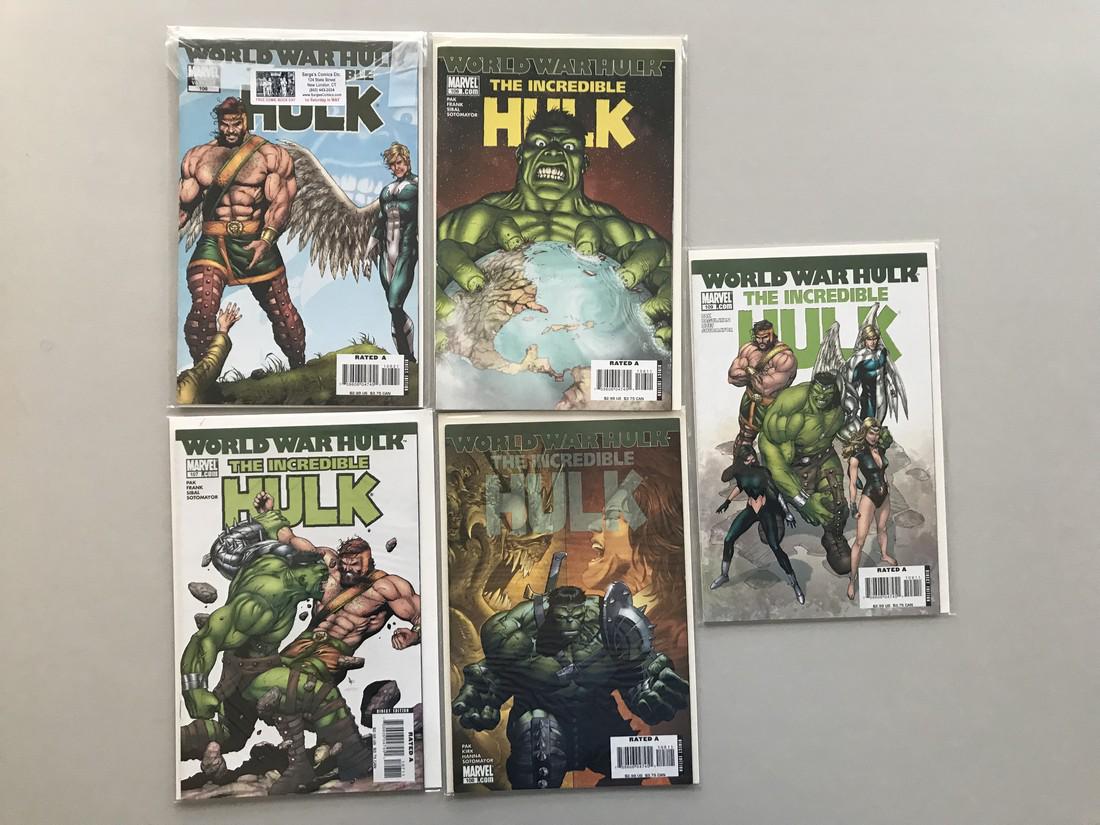 Lot of 9 Incredible Hulk (1999 2nd Series) #106-112 (1 of 2)