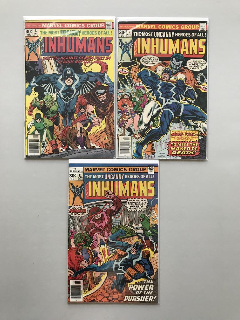 Lot of 3 Inhumans (1975 1st Series) #8 9 11 (1 of 2)