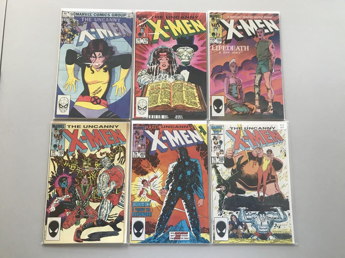 Lot of 12 Uncanny X-Men (1963 1st Series) from #168-225: Lot of 12 Uncanny X-Men (1963 1st Series) from #168-225 Please note that this lot has a confidential reserve. When you leave a bid in advance of the auction, submit your maximum. The bidder who has su