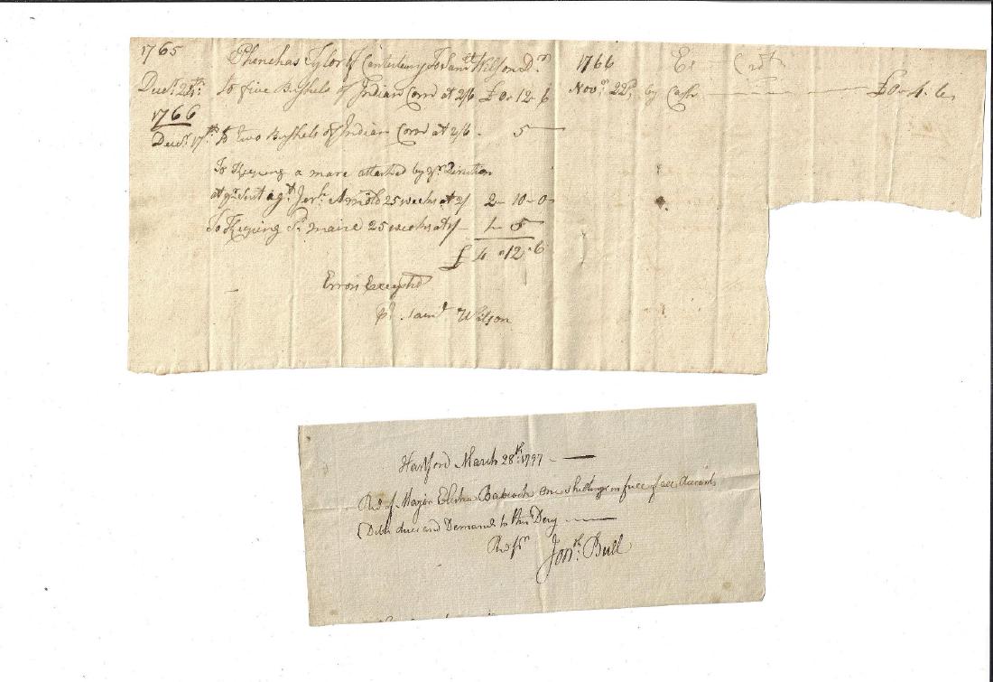 Colonial American Documents Indian Corn (1 of 1)