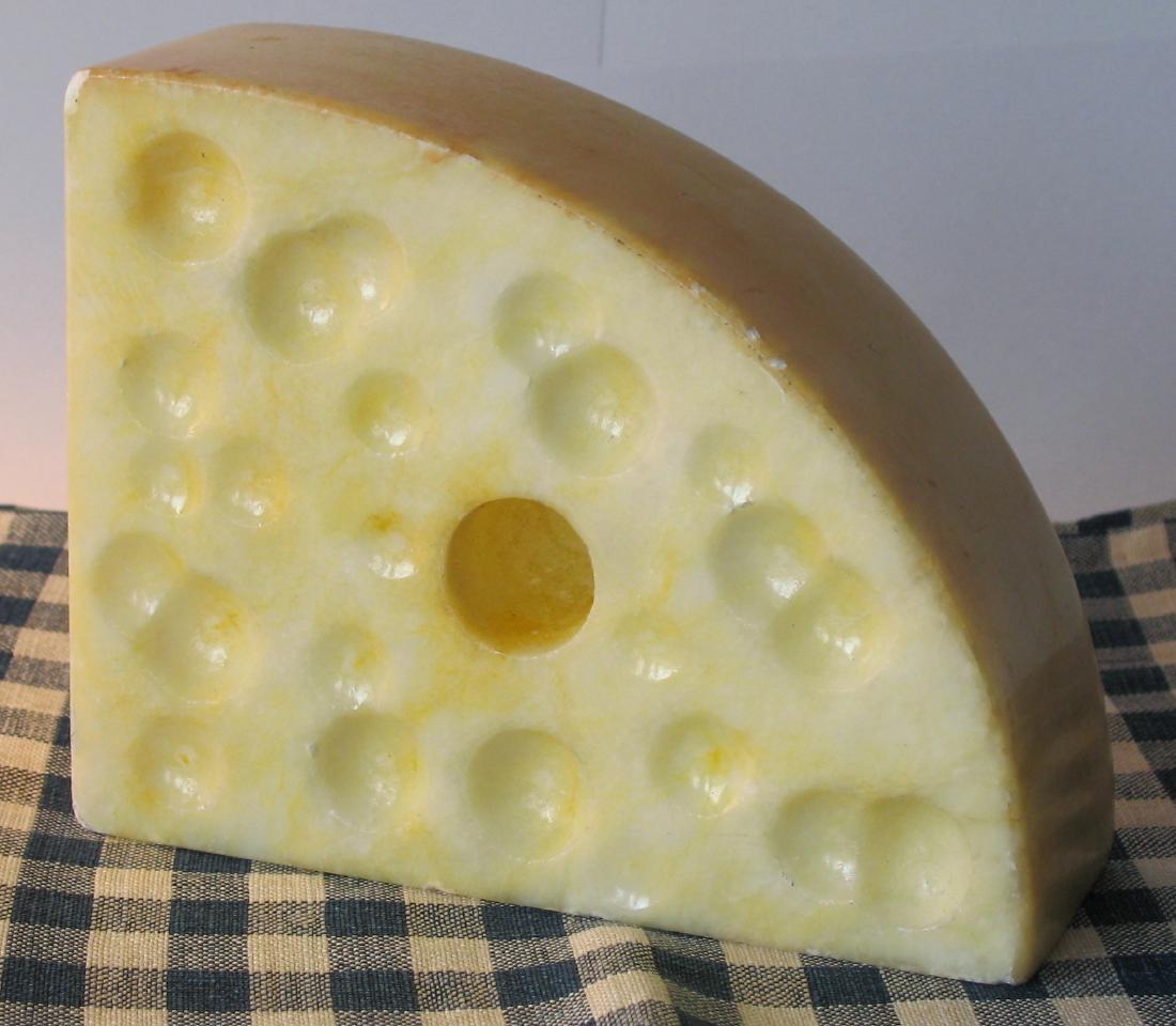Vintage Stone Wedge of Cheese. (1 of 2)