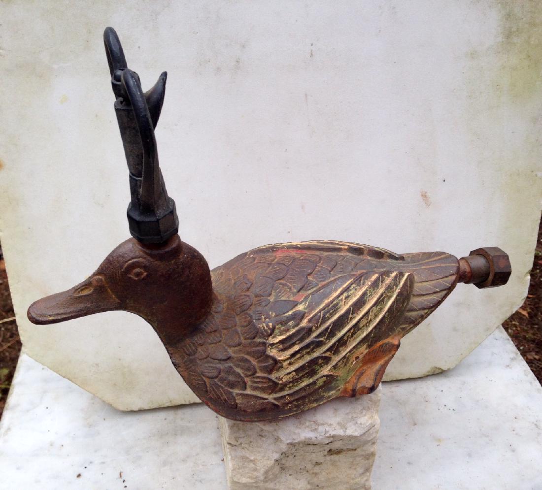 C1900 Cast Iron Duck Lawn Sprinkler in GC (1 of 8)