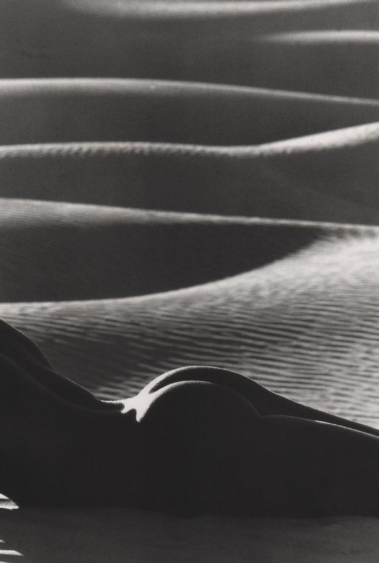 LUCIEN CLERGUE - Nude, Death Valley, 1981: Artist: LUCIEN CLERGUE Print Title: Nude, Death Valley, 1981 Medium: Photo-lithograph Printing Date: 1999 Printed in Germany Image Size: 8 X 12 inches Lucien Clergue (1934-2014) was a French photograp