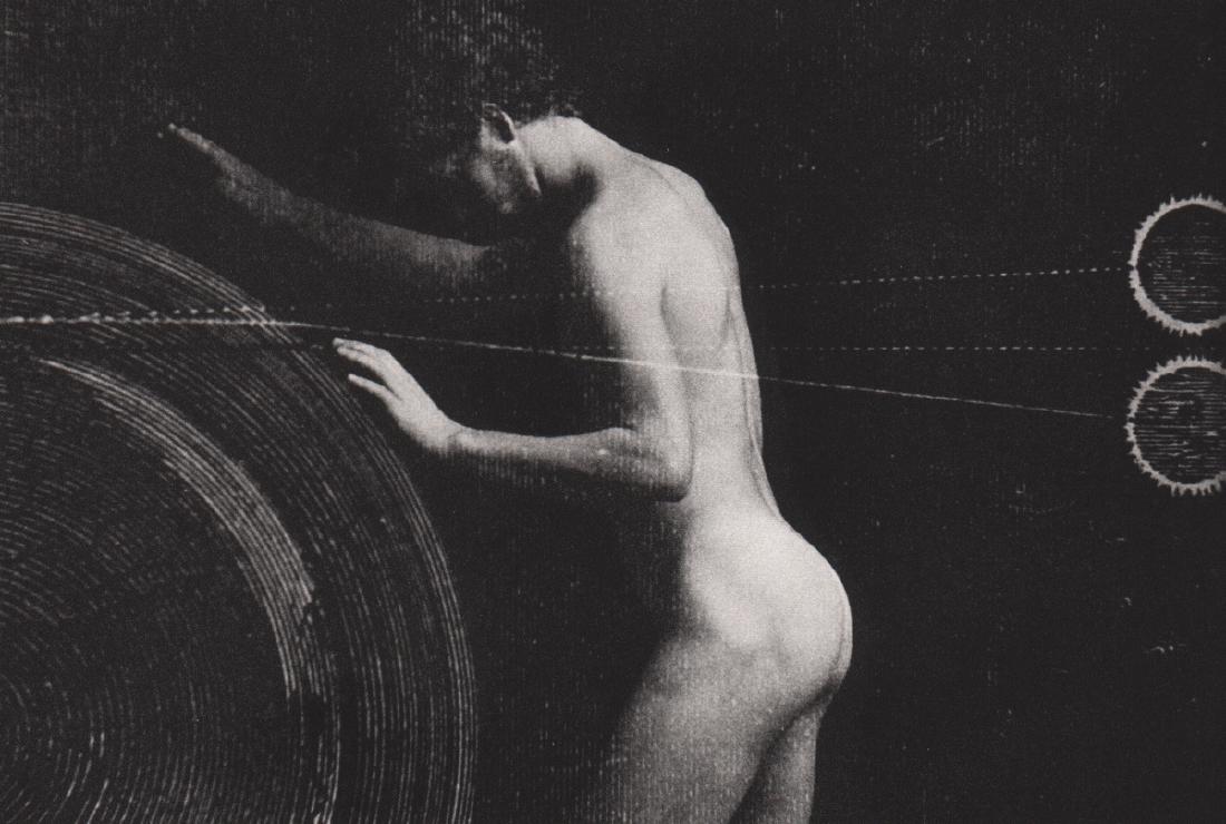 DUANE MICHALS - Nude: Artist: DUANE MICHALS Print Title: Nude Medium: Sheet-fed Gravure on uncoated acid free paper Printing date: 1986 Printed in Japan Image Size: 8 X 5 inches Duane Michals(b. 1932) is an American photog