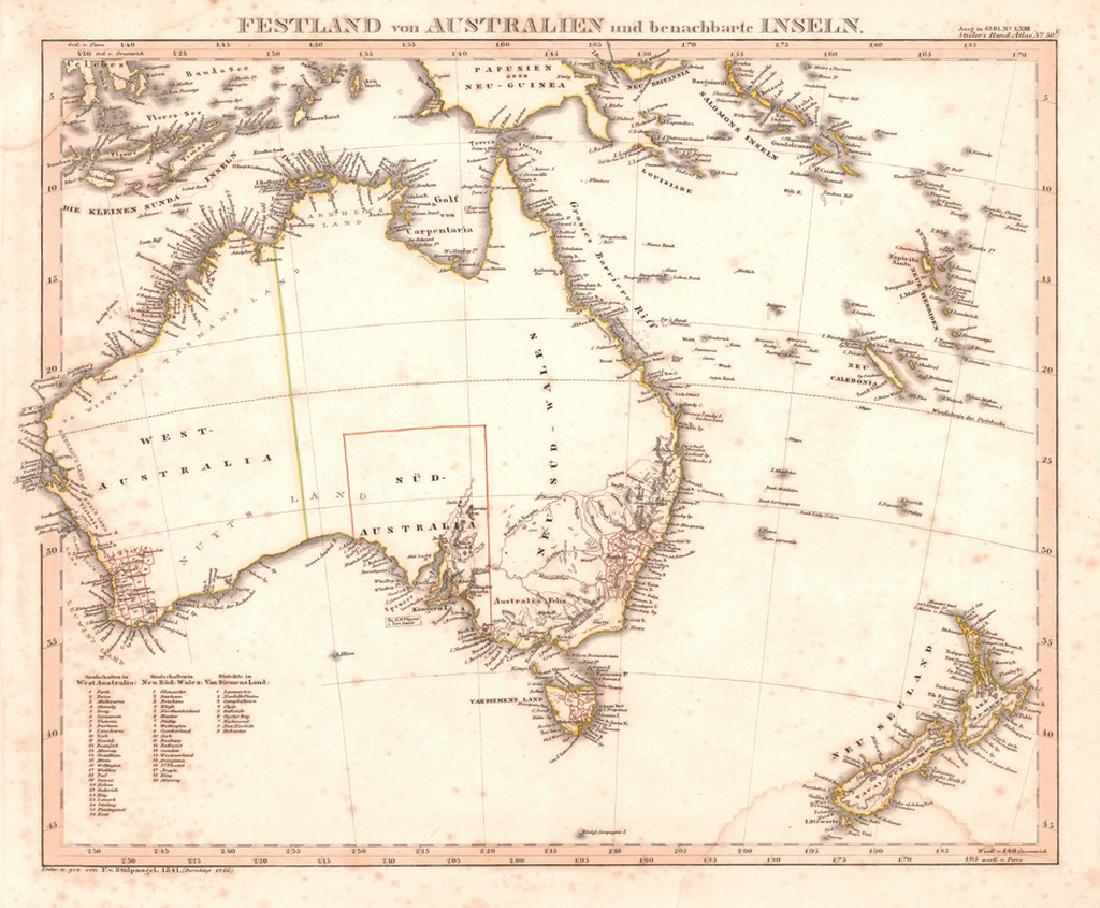 Festland Von Australien Und Benachbarte Inseln (1 of 1)