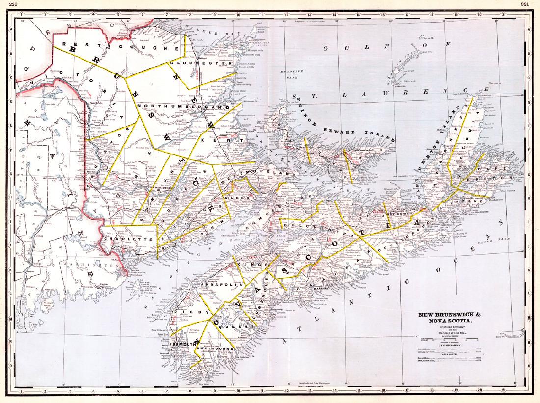 New Brunswick & Nova Scotia. (1 of 1)