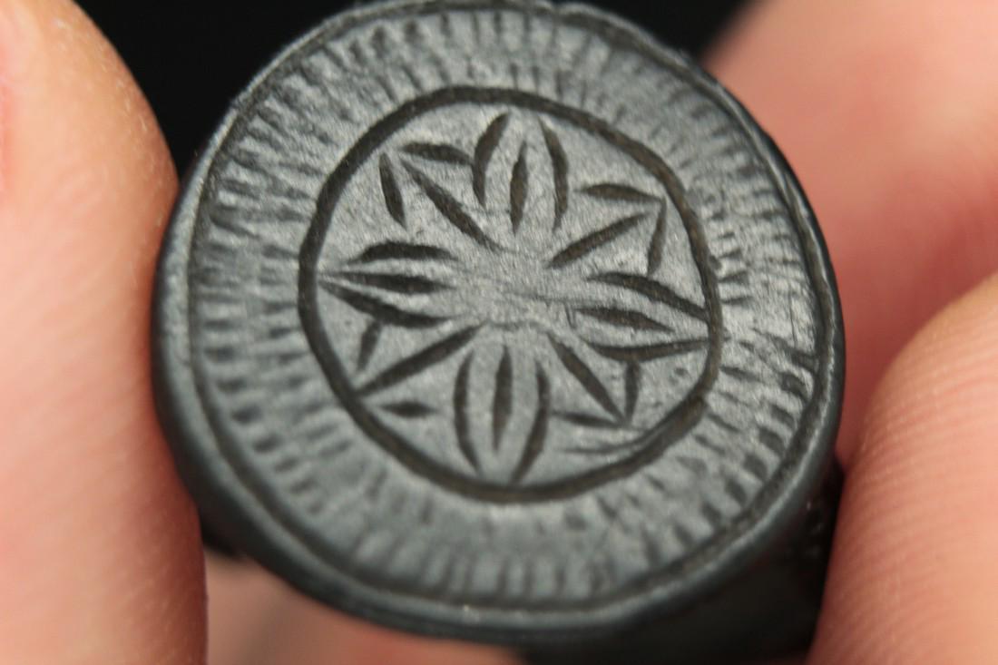 Medieval Bronze Star of Bethlehem Ring: Medieval bronze star flower ring Europe 11th - 15th century AD bronze D 17 mm place of discovery - Ukraine, Ukrainian private collection Please note that this lot has a confidential reserve. When you 