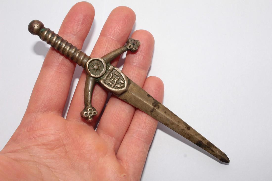 Post-medieval Poland Bronze Postal Knife for Opening (1 of 7)
