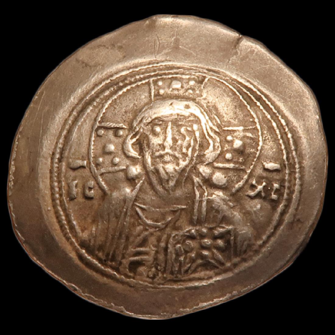 Byzantine Coin, Electrum Histamenon Nomisma  Michael (1 of 3)