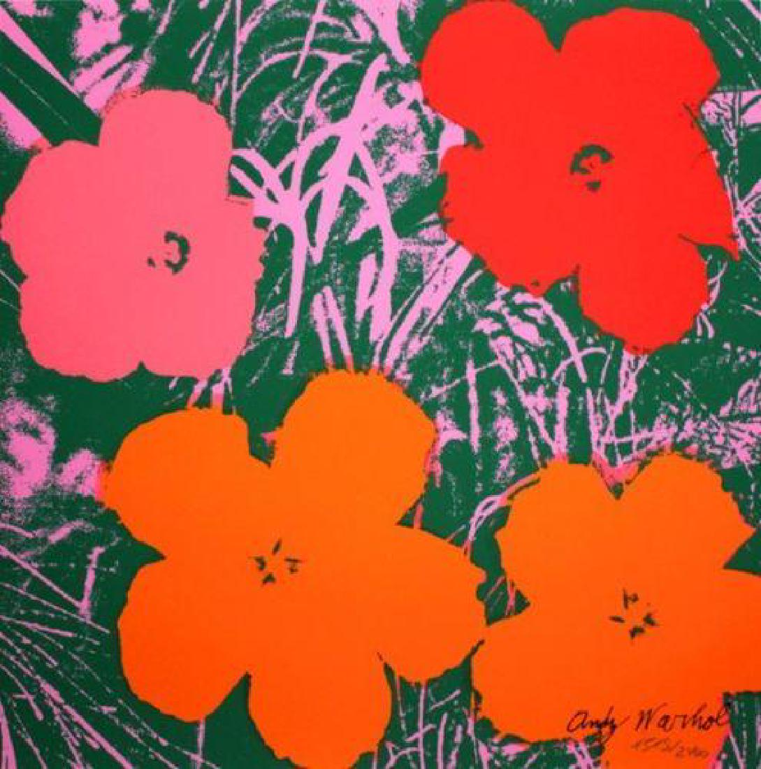 Andy Warhol (1928-1987) After Poppy Flowers (1 of 2)