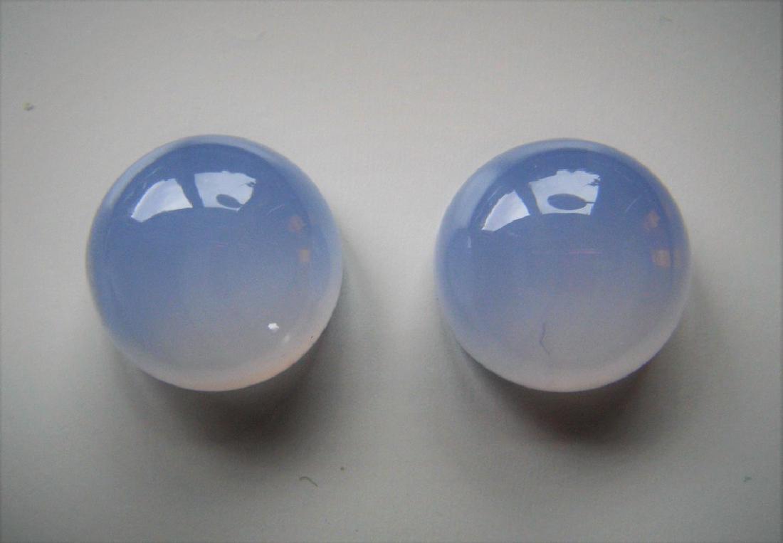 Chalcedony pair 15.45 ct (1 of 3)