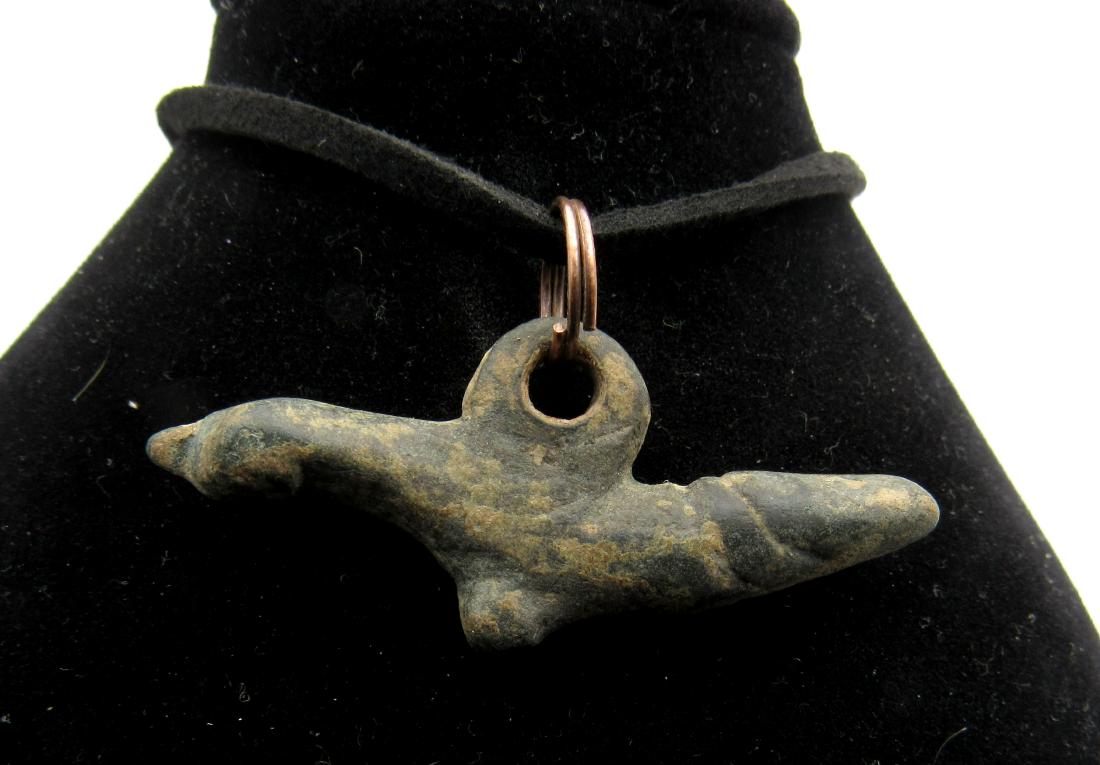 Ancient Roman Bronze Fertility Male & Female Pendant (1 of 2)