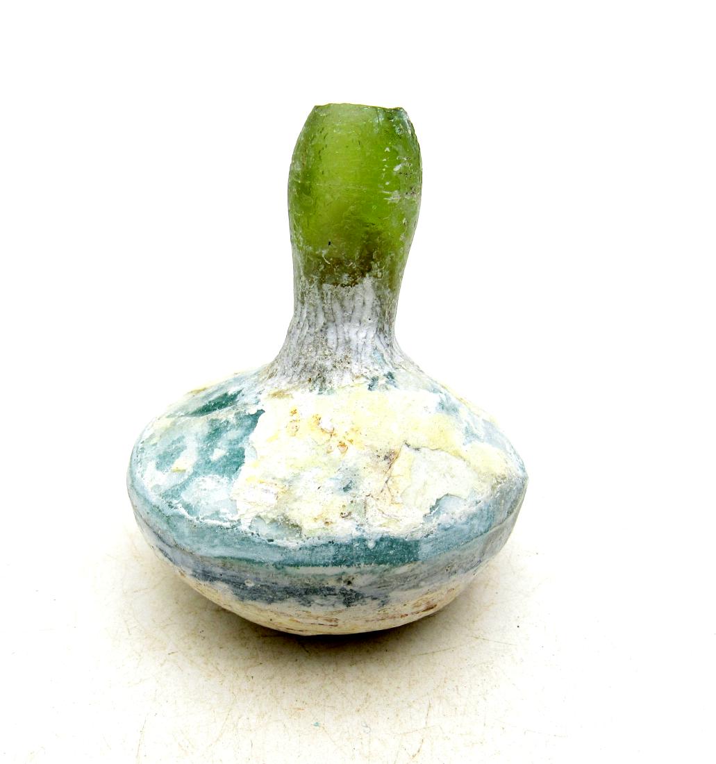 Ancient Roman Glass Flask -re (1 of 3)