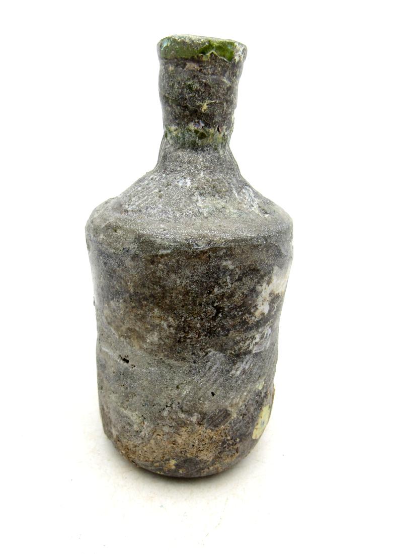 Ancient Roman Glass Flask -re (1 of 3)