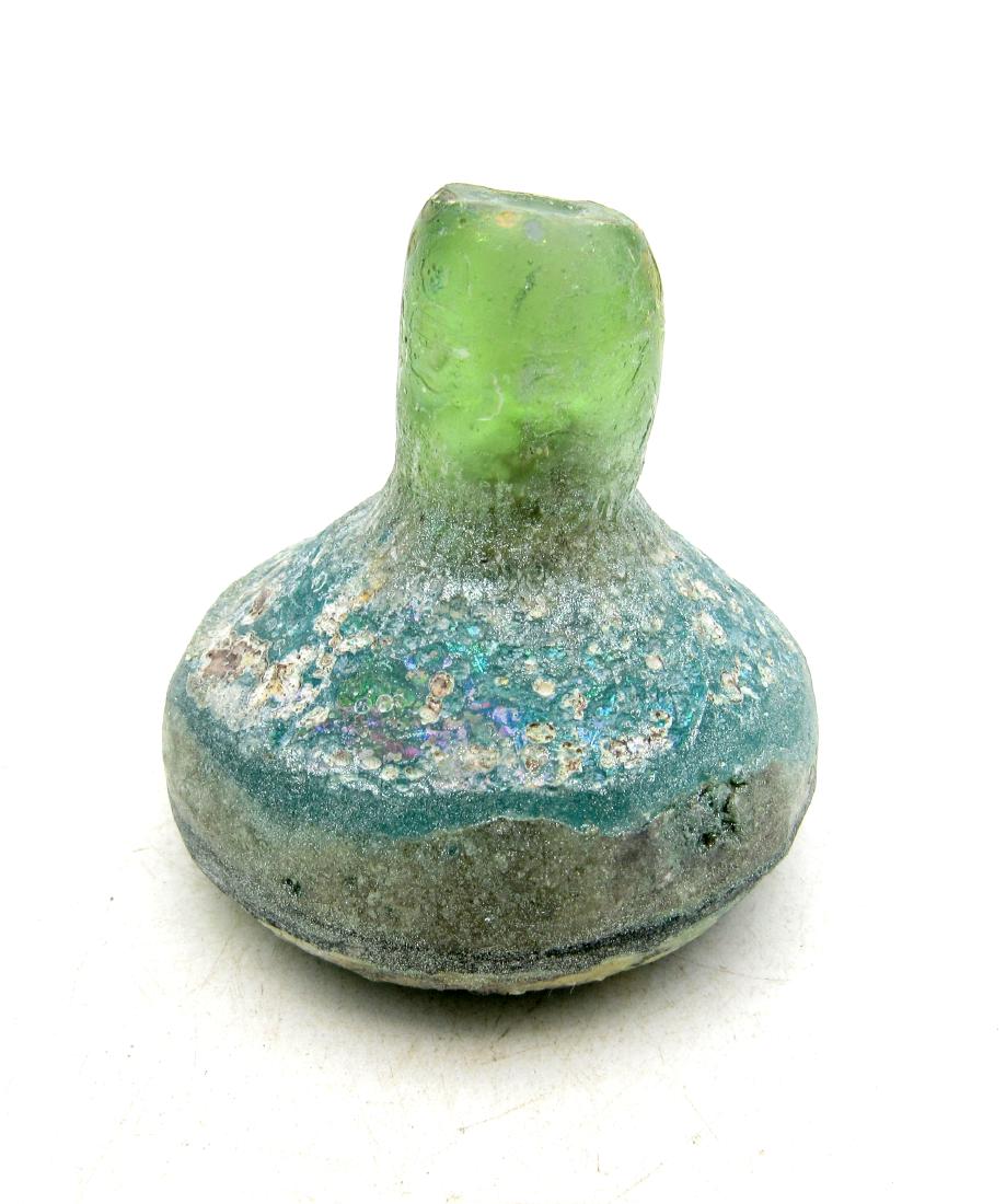 Ancient Roman Glass Flask -re (1 of 3)