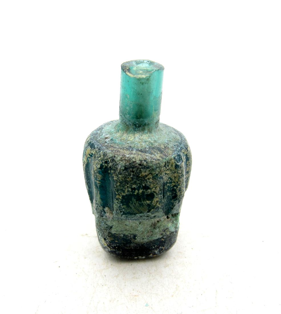 Ancient Roman Glass Flask -re (1 of 3)