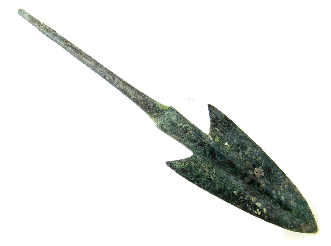 Ancient Greek Bronze Spear Head (1 of 2)