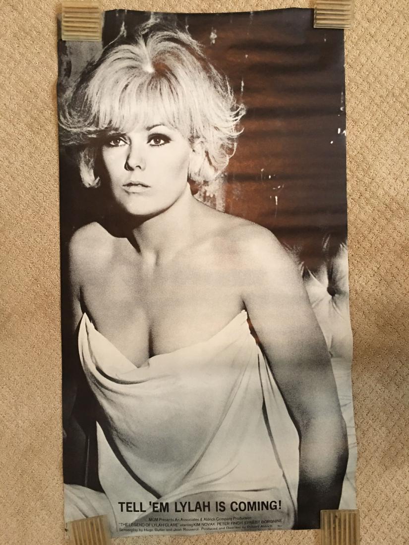 THE LEGEND OF LYLAH CLARE - KIM NOVAK: THE LEGEND OF LYLAH CLARE - KIM NOVAK. Personality Posters. MOST POSTERS IN THIS SALE ARE NEW OLD STOCK - AND STILL SEALED! PURCHASED FROM A HEAD SHOP THAT CLOSED IN THE 1970's. We have multiple dozen